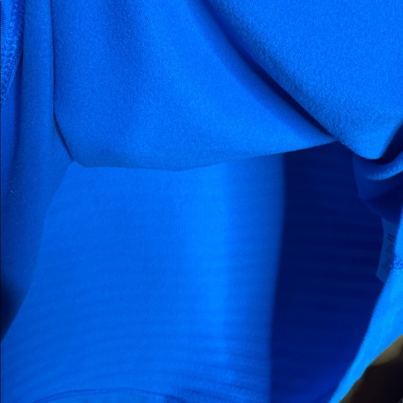 Nike Pro Warm Women's Vibrant Blue Long Sleeve Training Layer Top Size Large - Picture 10 of 10